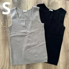 GU ノースリーブニット2枚セット！