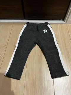 新品未使用タグ付き！moujonjonのグレーの星刺繍パンツ