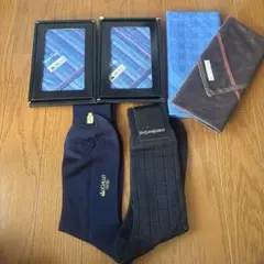 Yves Saint Laurent チェック柄ソックス ハンカチのサムネイル
