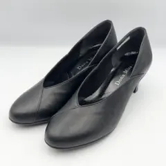 【美品】Dona Miss パンプス 黒 22.5cm EEE 日本製のサムネイル