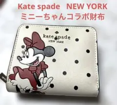 Kate spade NEW YORK ミニちゃんコラボ財布 ドット柄
