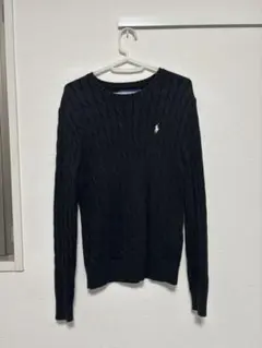 POLO RALPH LAUREN ネイビー ケーブルニットセーター