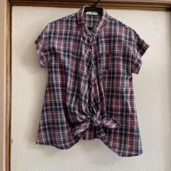 チェック柄半袖シャツのサムネイル