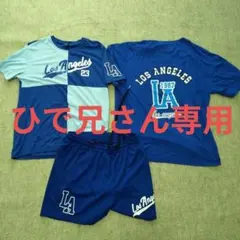 ロサンゼルス ドジャースTシャツ2枚 ハーフパンツ1枚セット