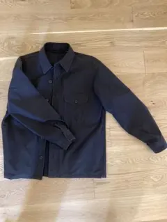 【UNIQLO】Lオーバーシャツジャケット（ジャージー） 黒