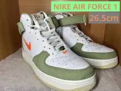 のはらしんのすけ様用26.5cm エアフォース1 ミッド QS タンブルレザー