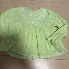 ブランシェス　きみどりブラウスチュニック　110