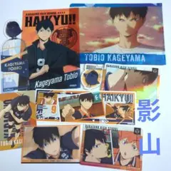 ハイキュー影山飛雄9点セット　カード、クリアファイルなど