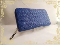 ★ラスト1品★【新品・高級品】ガルーシャ長財布　イントレ　シーブルー