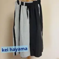 KEI Hayama ガウチョパンツ バイカラー 日本製 F KEI Hayama ガウチョパンツ バイカラー 日本製 F - メルカリ
