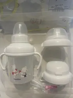 ⭐️familiarファミリア⭐️ スパウトマグセット⭐️巾着食事エプロン（おまけ）⭐️