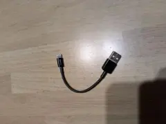 amazonベーシック　Lightningケーブル ブラック 15cm