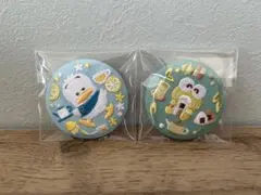 サンリオ　刺繍　缶バッジ　2個