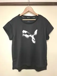 PUMA 黒 Tシャツ レディースM