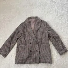 GRL チェック柄 ダブルブレストジャケット