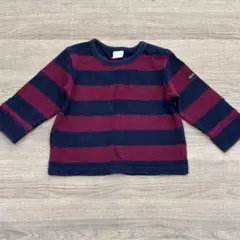 【中古品】「petit main」長袖Tシャツ（80）