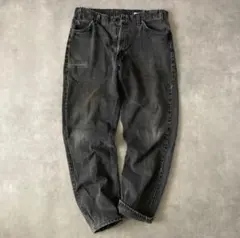 Levi's リーバイス　565 後染め　ブラックデニム　アメリカ製 90s