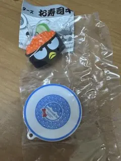 【新品未開封】サンリオキャラクターズ　お寿司キーチェーン　バッドばつ丸
