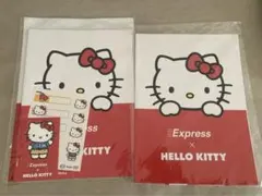 キティちゃん　クリアファイル　ノート　シール　ポチ袋　4点セット