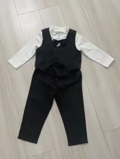 SHEIN キッズ フォーマル スーツ 3点セット ブラック