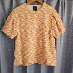 GREED International パフスリーブ ミックス ツイードトップスのサムネイル