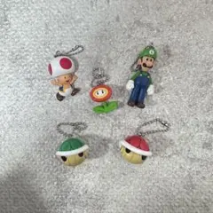 スーパーマリオ キャラクター ストラップ 5個セット