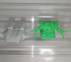 ゲター アッグガイ ガン消し レアカラー グレー 黄緑 SDガンダム ガシャポンのサムネイル