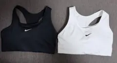 NIKE スポーツブラ スポブラ 2着セット Lサイズ 白　黒 ホワイトブラック