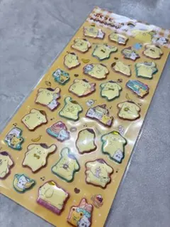 正規品 ぷくっとシール サンリオ ポムポムプリン