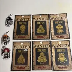 ONE PIECE シール6枚+ アクリルキーホルダー 3個セット