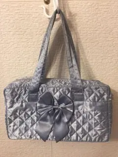 【リボンバッグ 】キルティング セミショルダーバッグ