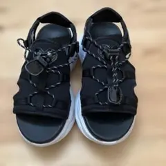 NUOVO Girl 　ヌォーボガール　サンダル ブラック 21㎝