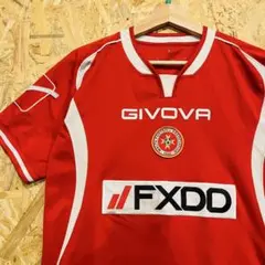 【ジボバ】マルタ代表 サッカーユニフォーム ゲームシャツ FXDD S 赤のサムネイル