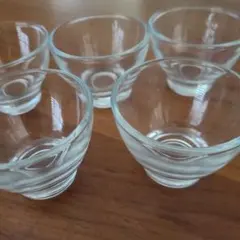 レトロ 気泡入りガラス お猪口 酒器 ぐい呑み 4 - メルカリ
