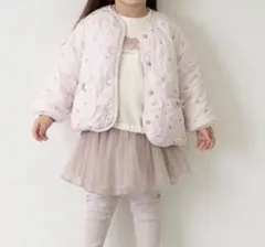 ☆プティマイン☆新品・ジャケット・リバーシブルボアジャケット・さくらんぼ柄