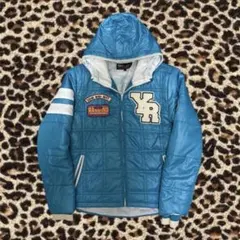 y2k grunge 平成down jacket お兄系 ギャル男 水色