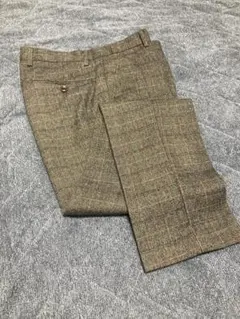 【値下交渉可】グレーチェック柄スラックス