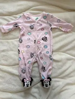 Disney baby ミニーマウスロンパース 0-3ヶ月 ディズニーベビー服
