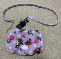 【未使用】フェイラー ハイジドット ペールパープルポシェットストラップ