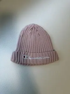 Champion チャンピオ ニット帽 ビーニー ピンクのサムネイル