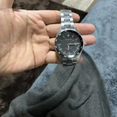 セイコー 5 自動巻き 時計 ブラック