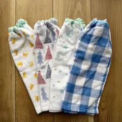 412◯綿100% ダブルガーゼ 使用 二重タオルエプロン 4枚