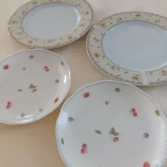 NARUMI フルーツ柄 花柄　食器4枚セット