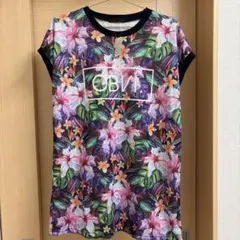 SPINNS スピンズ　花柄メッシュTシャツ　M 新品未使用タグ付きのサムネイル