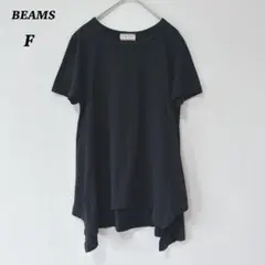 BEAMS ビームス　アシメントリー　コットン　Tシャツ　半袖　カットソー日本製のサムネイル
