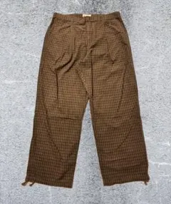 GAP チェック　バギーパンツ