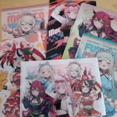 ホロライブクリアファイル6枚セット＋8枚