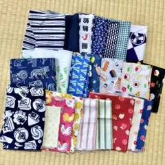 生地はぎれまとめ売り　カットクロス　パッチワーク 手ぬぐい 和柄
