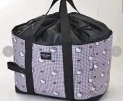 新品♡ハローキティ　千鳥柄　保冷トート　保冷買い物バッグ　レジカゴ　エコバッグ