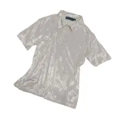 vintage ベロア　ポロシャツ　半袖　itimi rose luikのサムネイル
